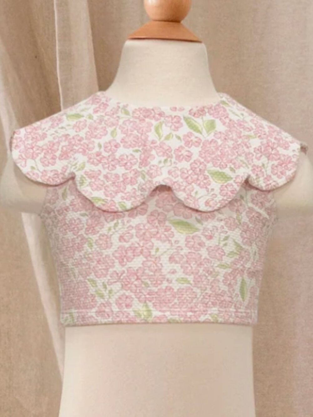 Petit Playa Petal Bikini Top · Peony